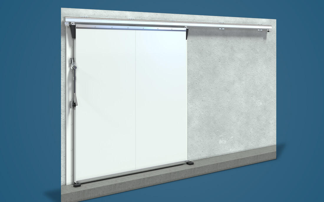 Откатные двери коммерческой серии ОД (КС)