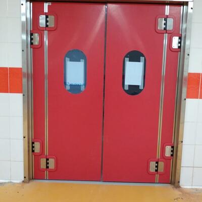 Пластиковые маятниковые двери МД (Пст-fix180)