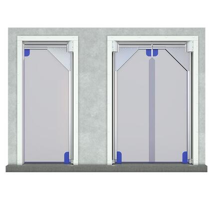 Пленочные маятниковые двери МД (Пл)