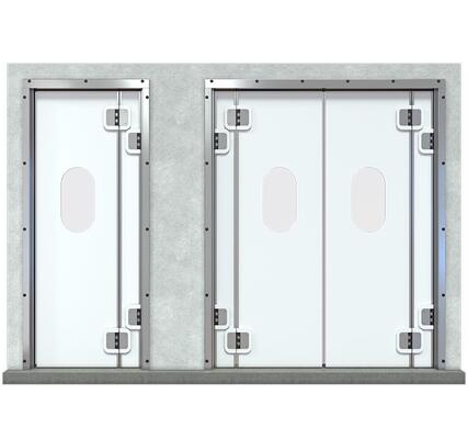 Пластиковые маятниковые двери МД (Пст-fix180)