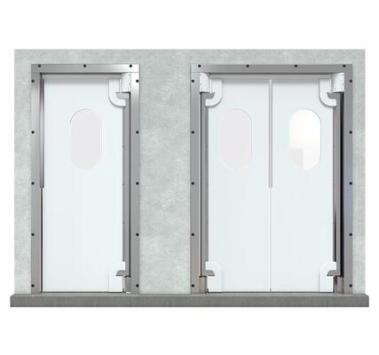 Пластиковые маятниковые двери МД (Пст-Vcam)